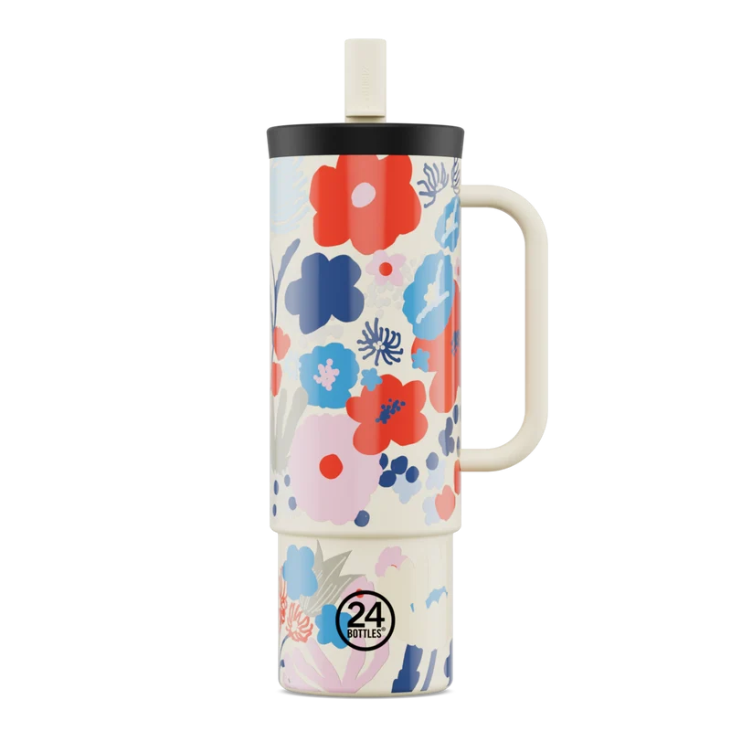 24Bottles Straw Cup 800 – Bicchiere Termico con Cannuccia 800 ml