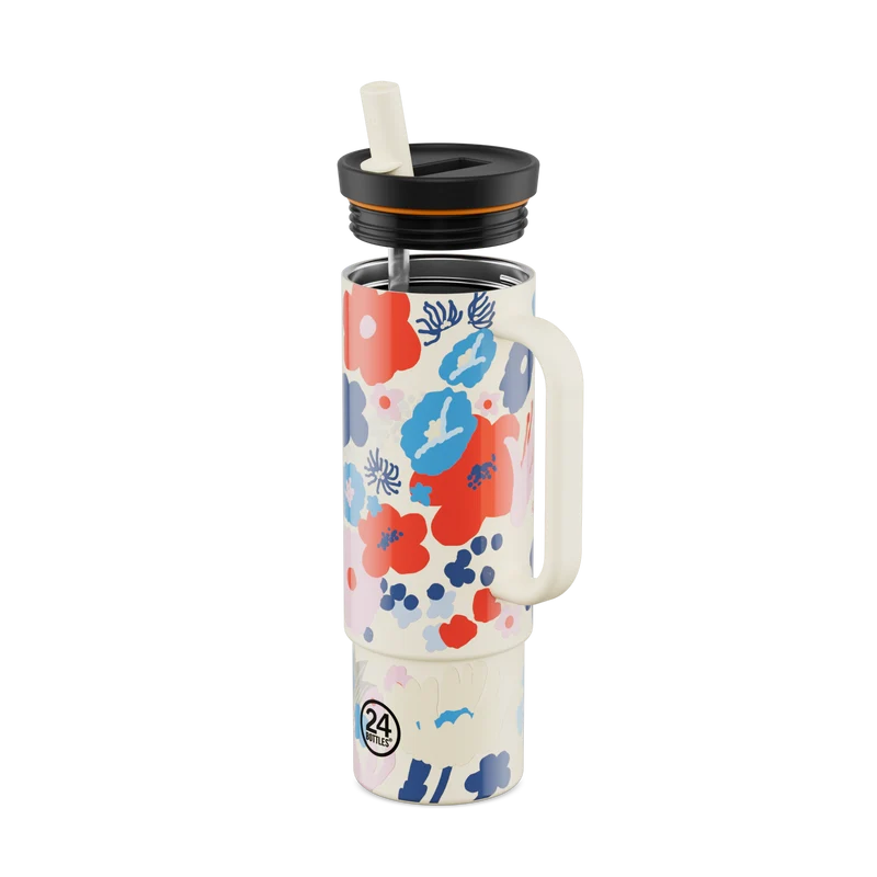 24Bottles Straw Cup 800 – Bicchiere Termico con Cannuccia 800 ml