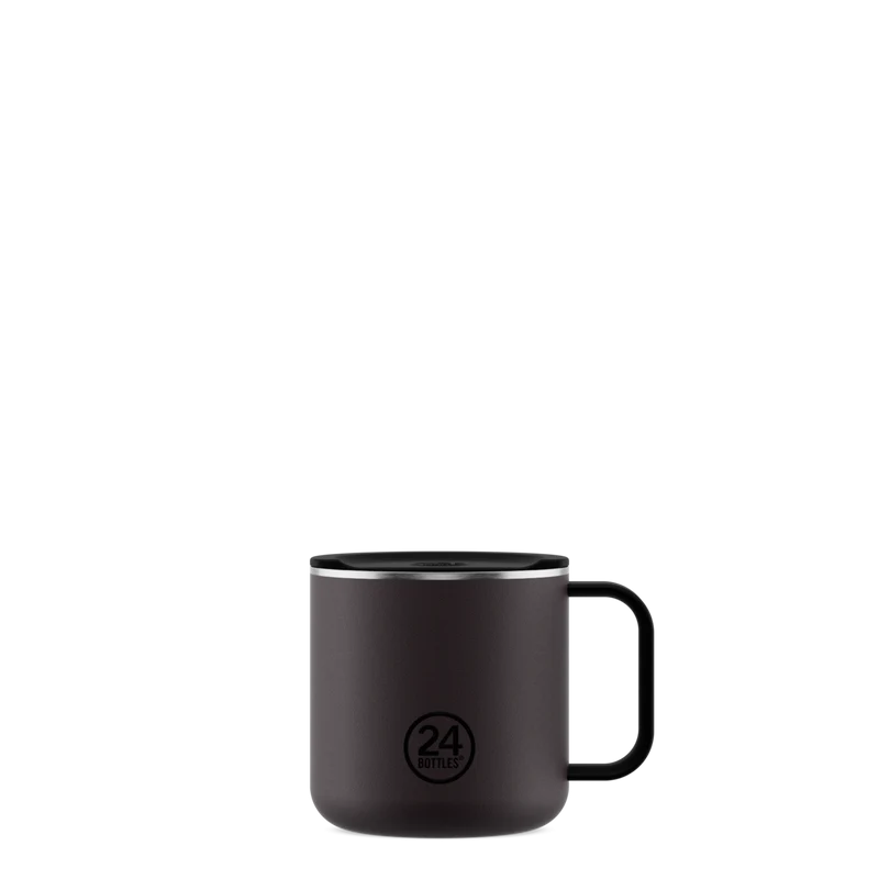 24Bottles Casa Mug – Mug Termica 340 ml Tuxedo Black