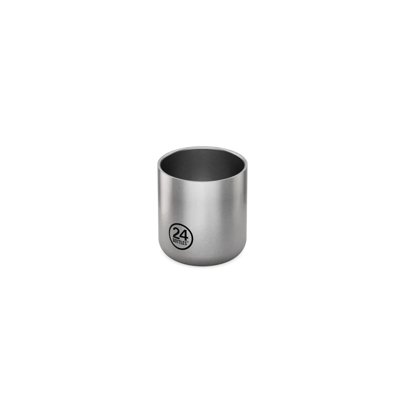 24Bottles Casa Cup – Bicchiere Termico 220 ml Brushed Steel