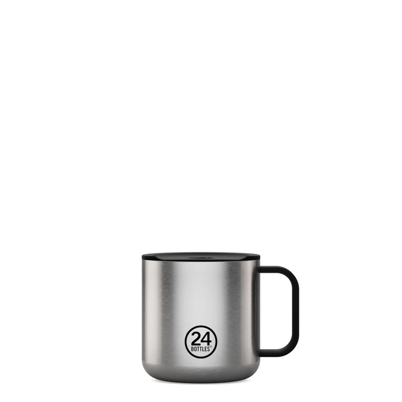24Bottles Casa Mug – Mug Termica 340 ml Brushed Steel