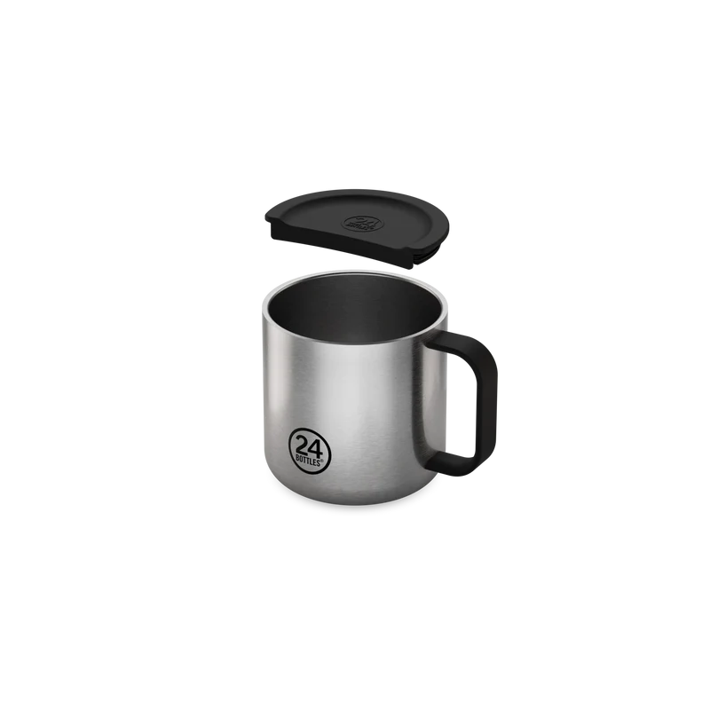 24Bottles Casa Mug – Mug Termica 340 ml Brushed Steel