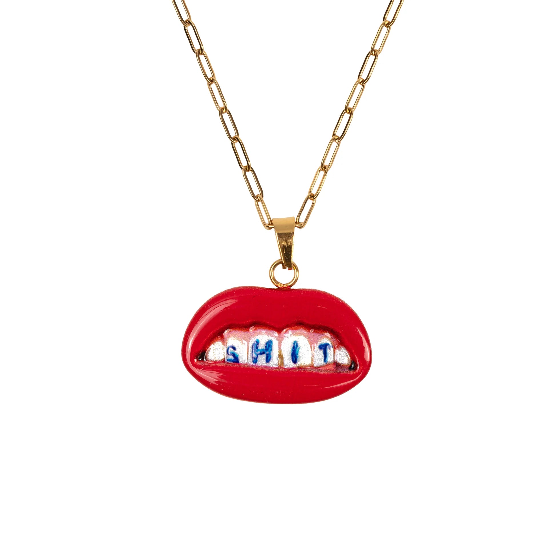 SELETTI - COLLANA CON PENDENTE "TOILETPAPER" SHIT