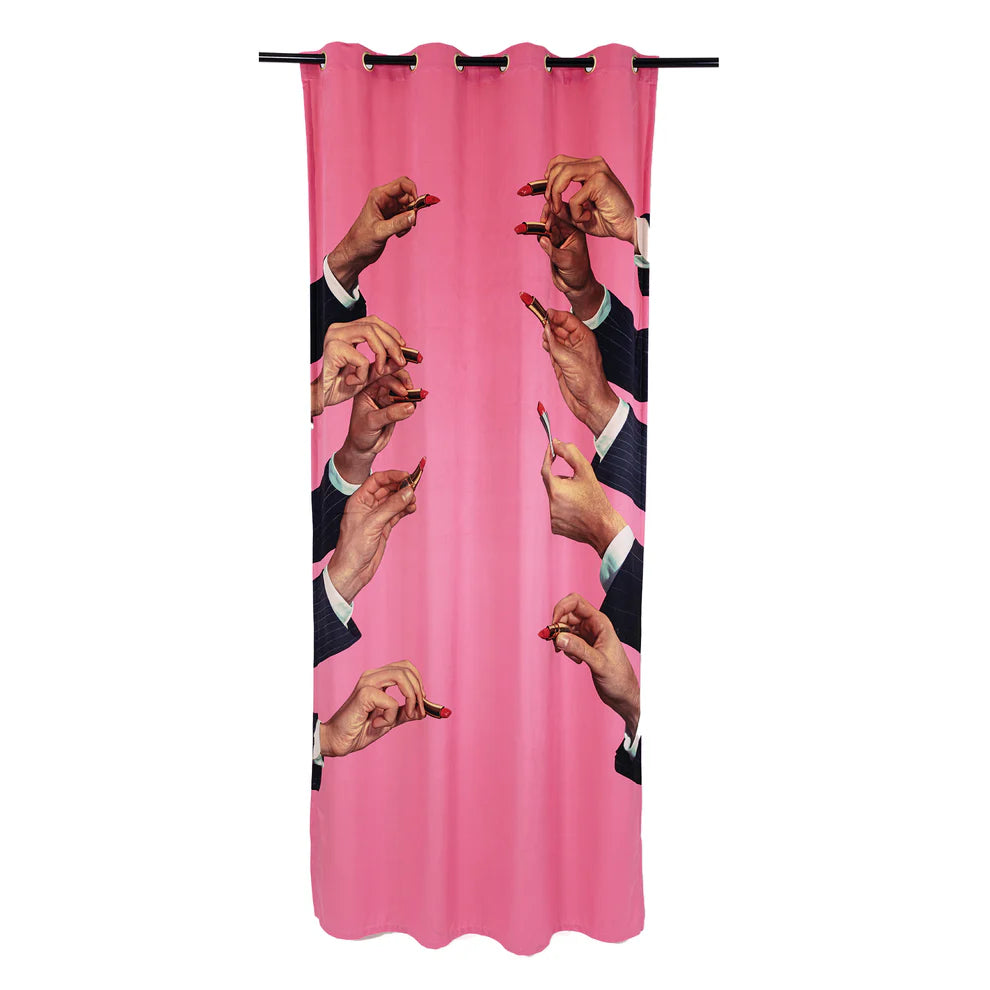 Seletti TENDA IN POLIESTERE TOILETPAPER 140x280 - LIPSTICK PINK