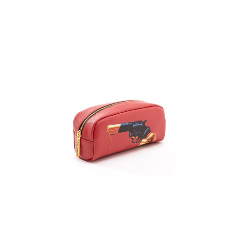 SELETTI - ASTUCCIO IN PU STAMPATO 20x7x9 "TOILETPAPER" REVOLVER