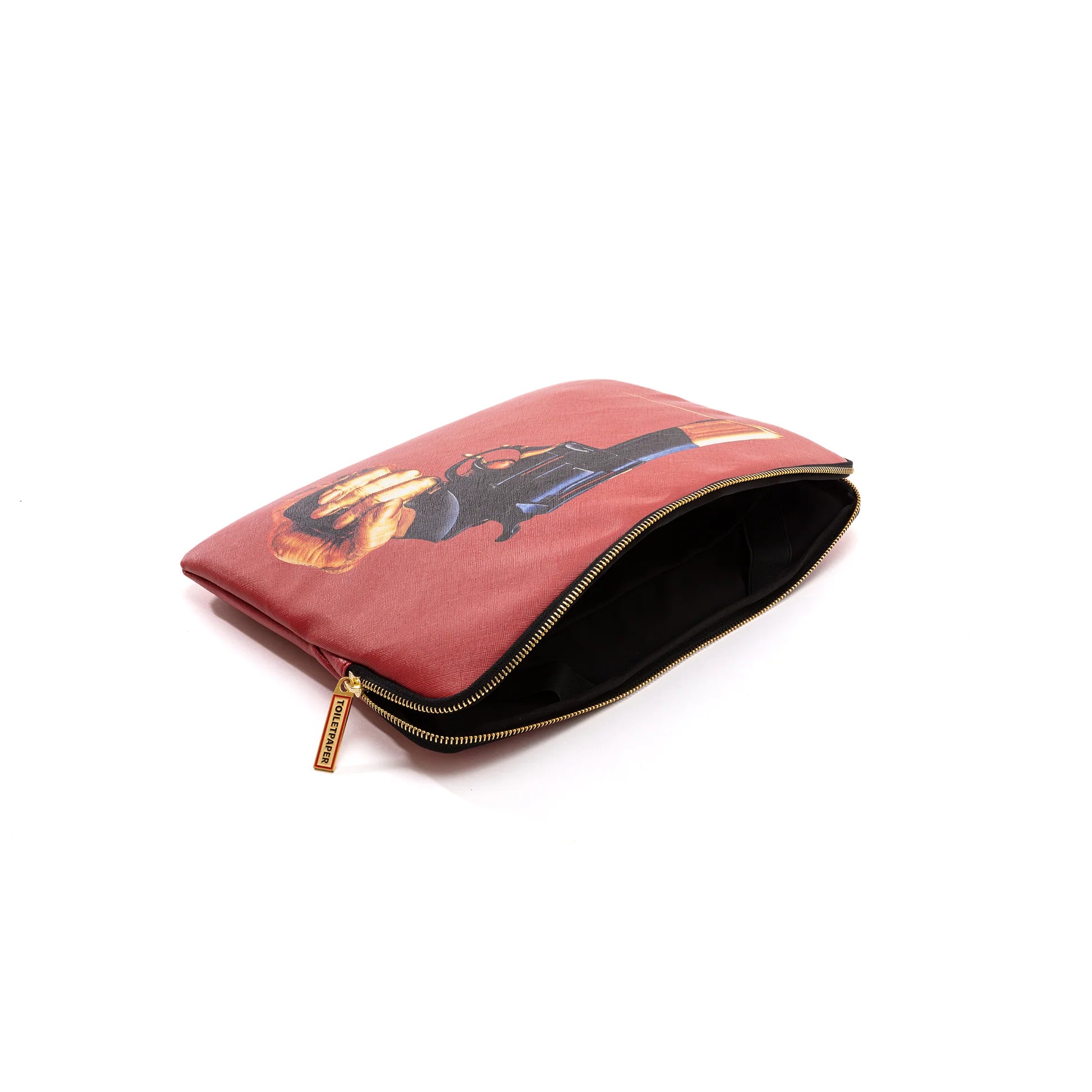 SELETTI - CUSTODIA LAPTOP IN PU STAMPATO"TOILETPAPER" REVOLVER