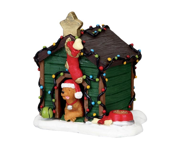 DECORATED LIGHT DOGHOUSE 02808-AA