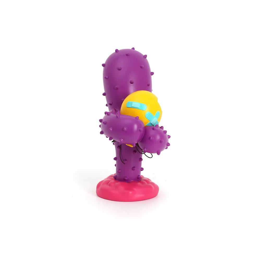 SELETTI - OGGETTO DECORATIVO IN RESINA "LOVE HURTS YOU"- CM 20,7×16 h25,4 - PURPLE