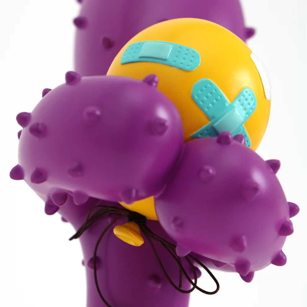 SELETTI - OGGETTO DECORATIVO IN RESINA "LOVE HURTS YOU"- CM 20,7×16 h25,4 - PURPLE