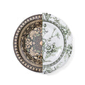 SELETTI - PIATTO PIANO IN PORCELLANA "HYBRID-LOTHAL" ø Cm.27,5 h.2,3