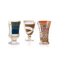 SELETTI SET 3 BICCHIERI IN VETRO "HYBRID-PANNOTIA" 330 ml