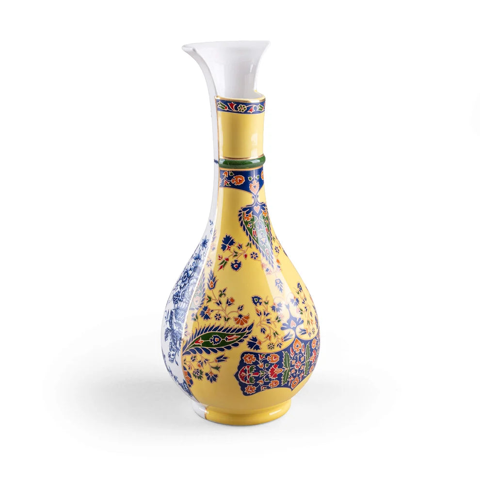 SELETTI VASO IN PORCELLANA "HYBRID-CHUNAR" ø cm. 16 h.36,5