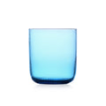 ICHENDORF - Riga, bicchiere da acqua di design in vetro soffiato - TUMBLER AZZURRO