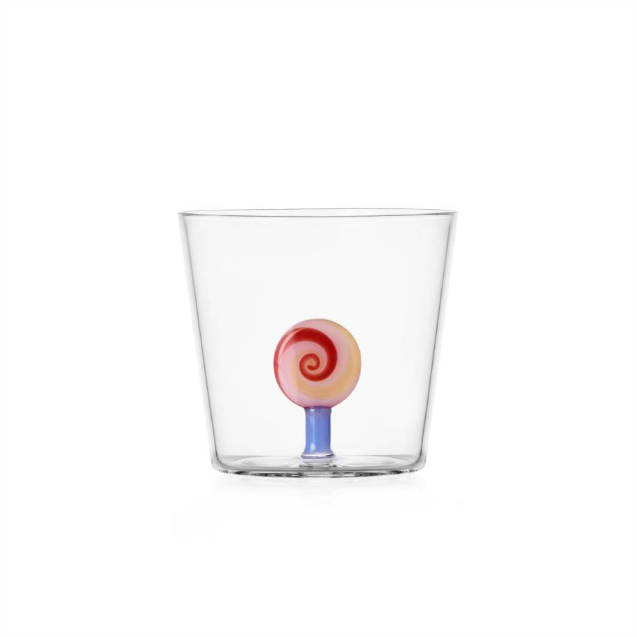SCHIACCIANOCI tumbler lecca-lecca rosso/rosa