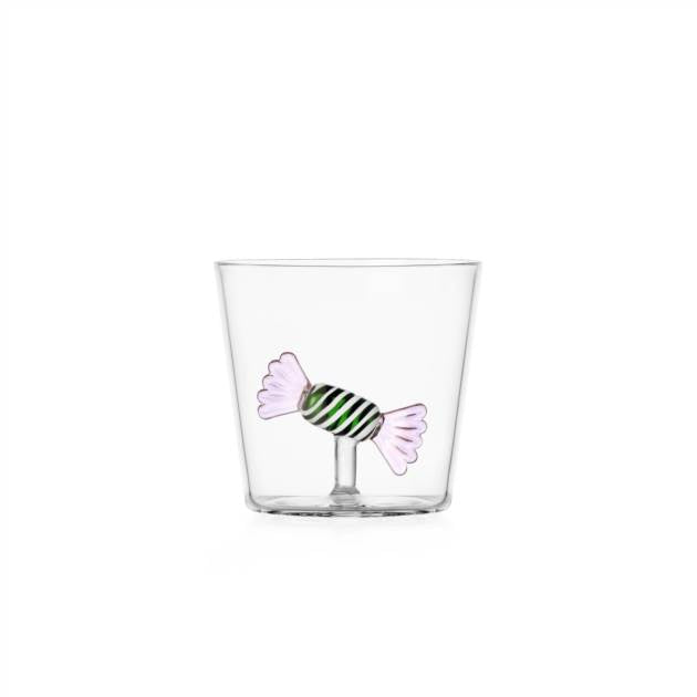 SWEET AND CANDY tumbler caramella rosa/verde