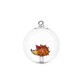 WOODLAND TALES palla Natale riccio con con cappellino di Natale