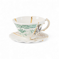 SET DA TE CON TAZZA E PIATTINO IN 
PORCELLANA E ORO "KINTSUGI" n.3
