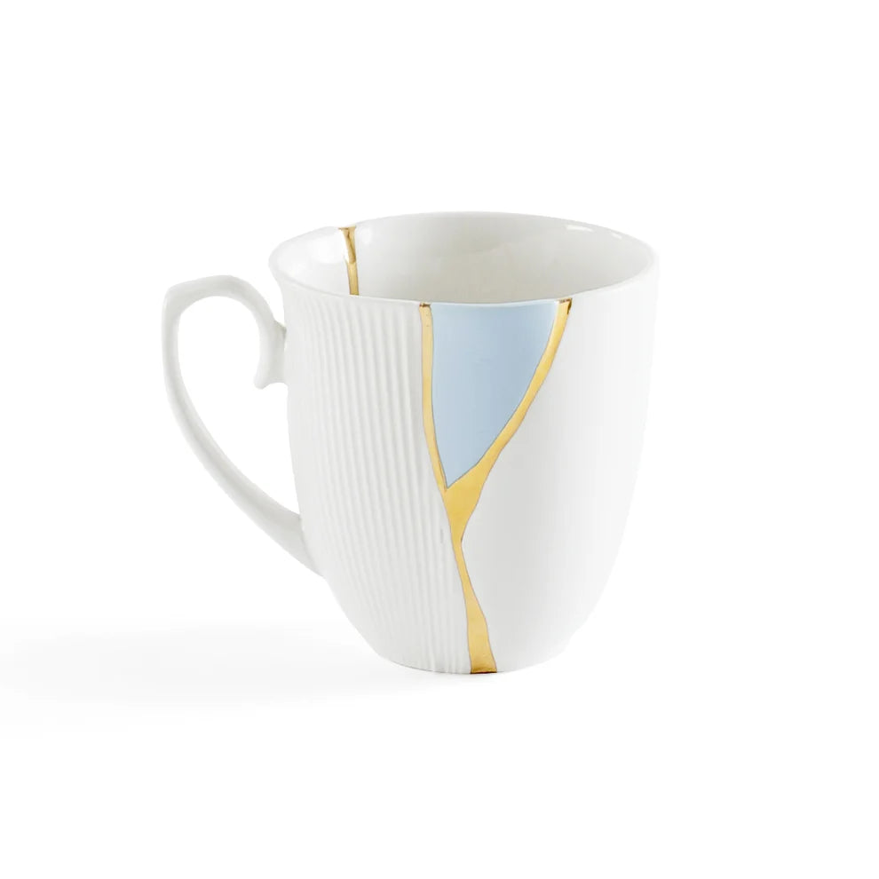 TAZZA MUG IN PORCELLANA Cm.8,5 h.9 "KINTSUGI-n'2"