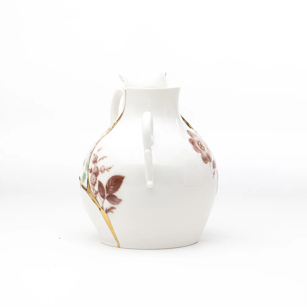 SELETTI VASO IN PORCELLANA Cm.18x16 h.19 "KINTSUJI"