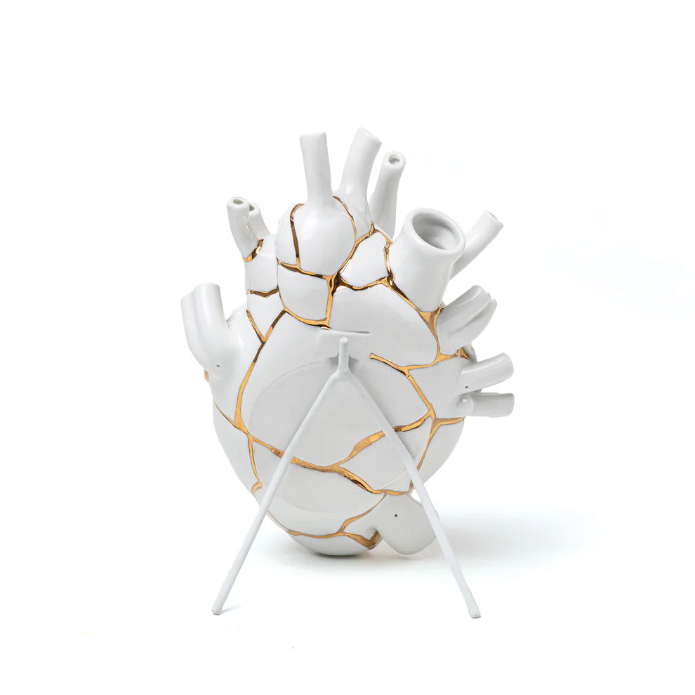 Seletti VASO IN PORCELLANA "LOVE IN BLOOM - KINTSUGI"