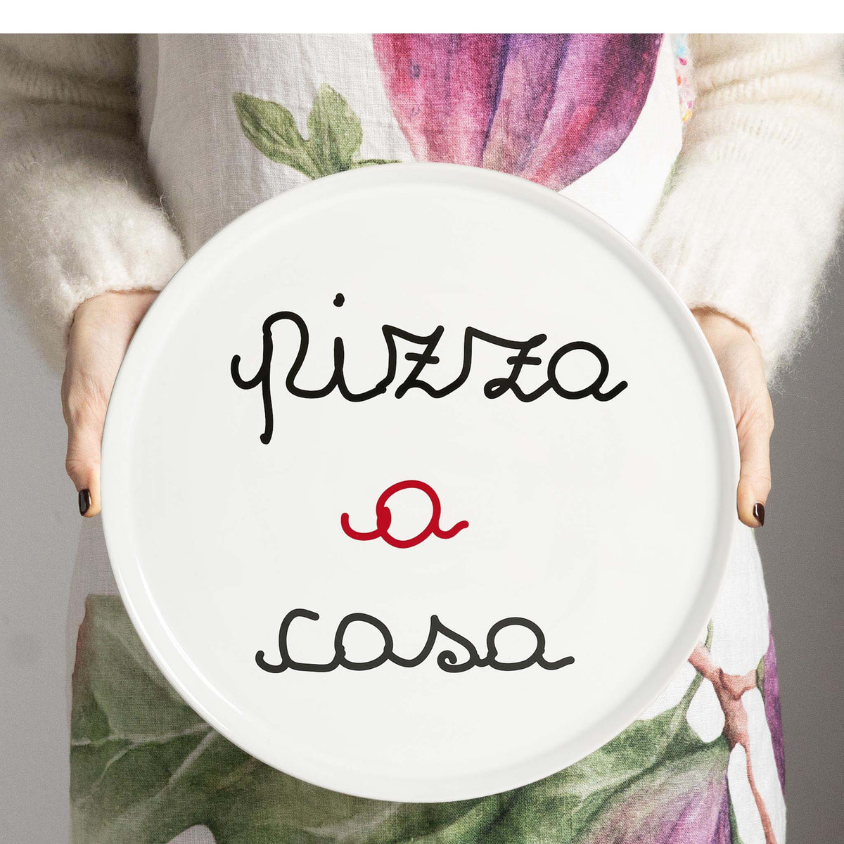 Simple Day Piatto pizza in gres Pizza A Casa 31,5 cm