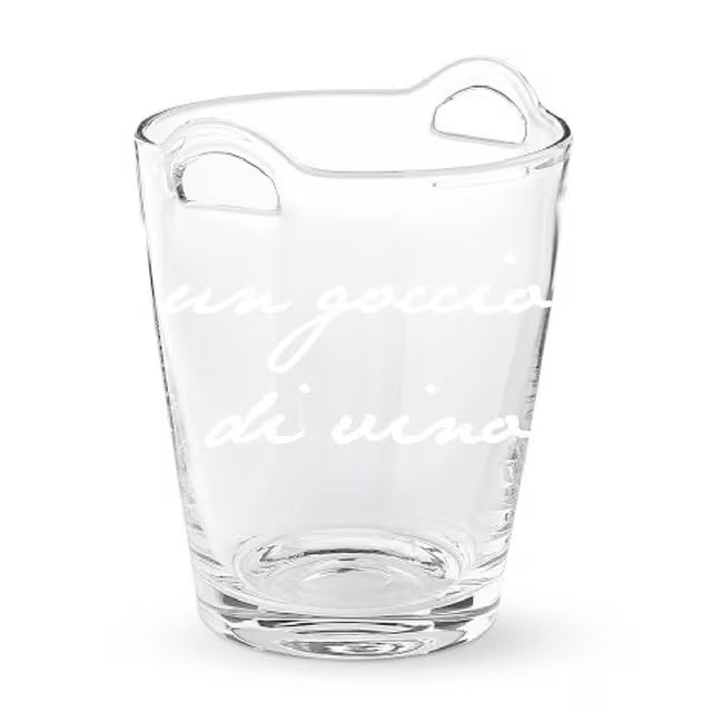 SIMPLE DAY - Secchiello Portaghiaccio in Vetro Soffiato – "Un Goccio di Vino" | Simple Day