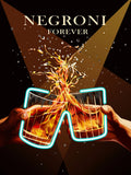 Palais Royal – Quadro LED Negroni Forever, Vintage, 60x80 cm