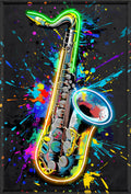 Palais Royal – Quadro LED Sassofono, Music Art, 60x90 cm