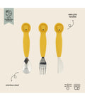 Silicone cutlery set 3-pack - Mr. Lion