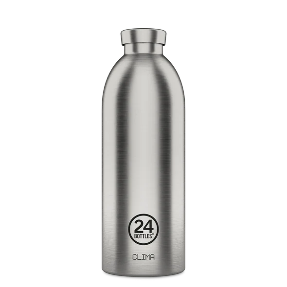 24BOTTLES - Clima Bottle – Borraccia Termica Brushed Steel 850 ml