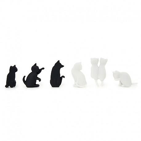 LEGAMI - SET DI 6 SEGNABICCHIERI - MEOW