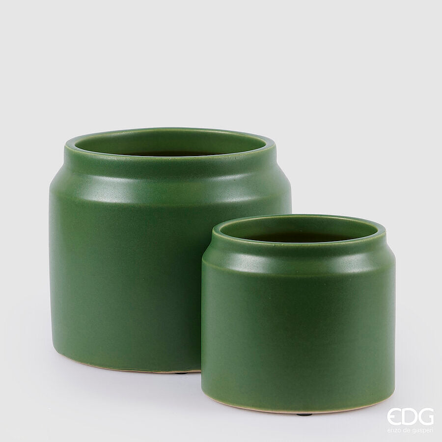 EDG Vaso Cachepot Class, set da 2 pezzi H.17 D.21,5