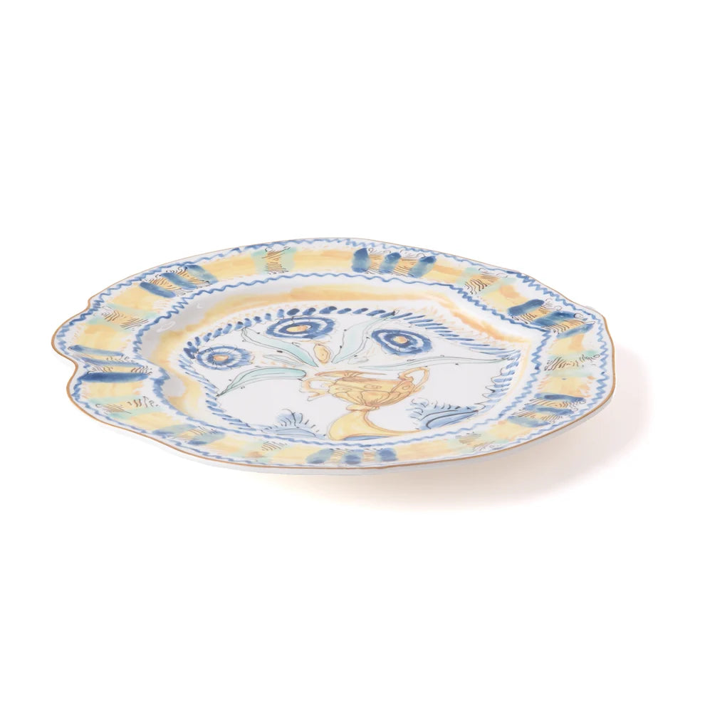 SELETTI - PIATTO PIANO IN PORCELLANA CLASSICS ON ACID  - SPANISH MAIOLICA