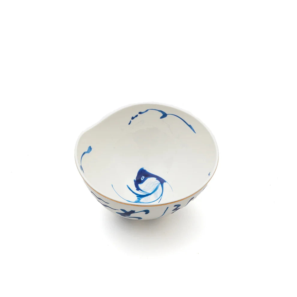 SELETTI - ZUPPIERA IN PORCELLANA CLASSICS ON ACID  - KOI