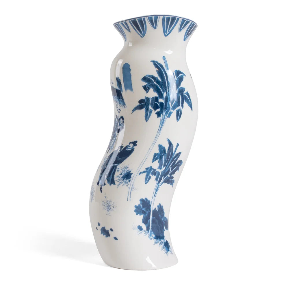 SELETTI - VASO IN PORCELLANA CLASSICS ON ACID KING WEN