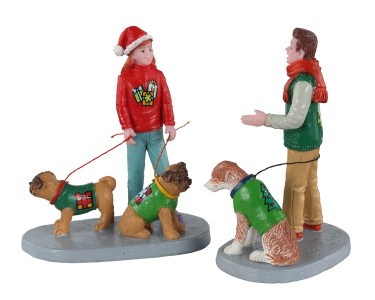 FESTIVE FRIENDS, SET OF 2 12019-AA