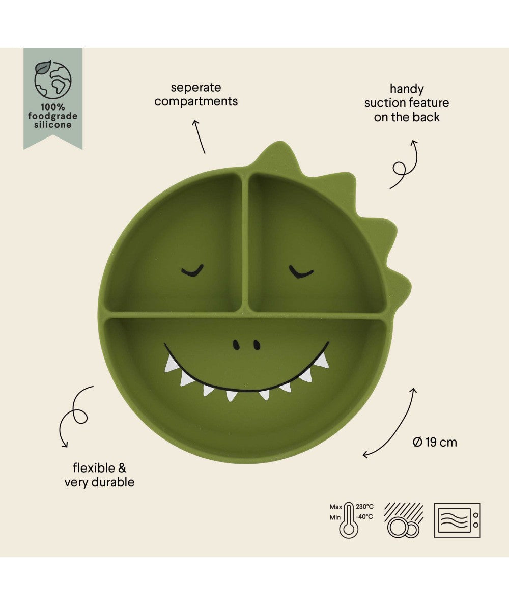 Silicone divided suction plate - Mr. Dino