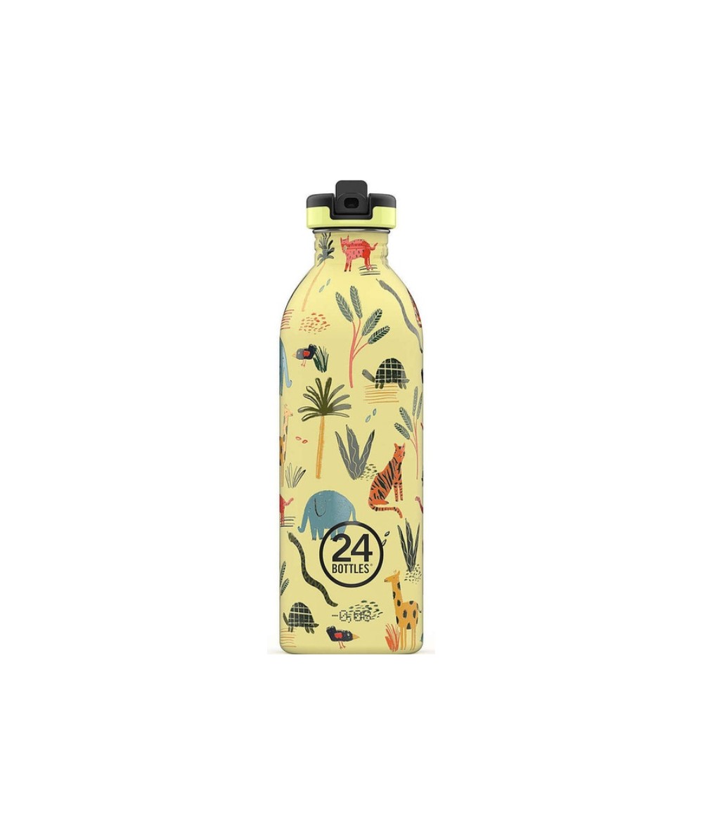 URBAN BOTTLE SPORT LID STONE JUNGLE FRIENDS 500 ML