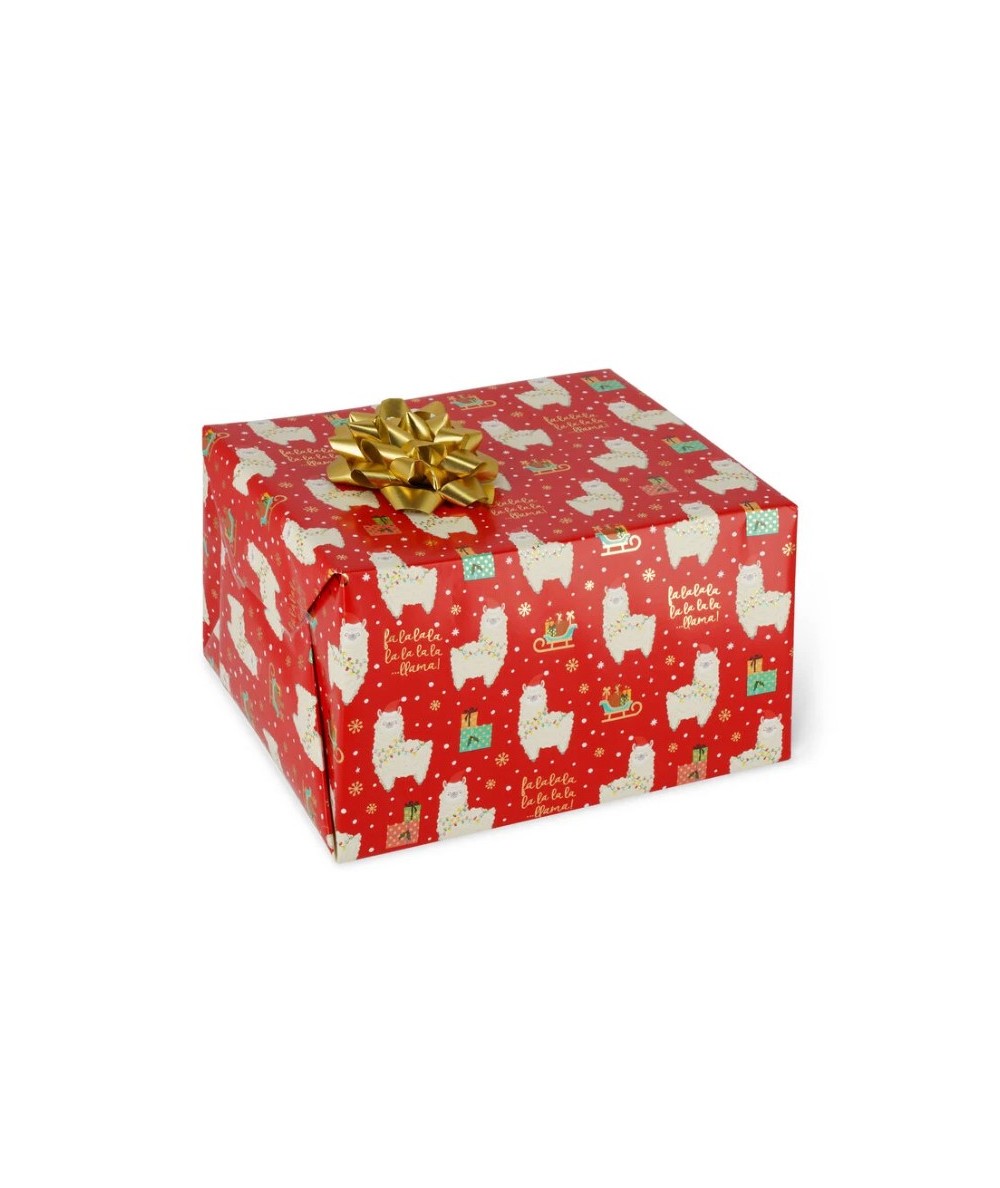 Wrapping Paper - Carta Regalo Natalizia 70x200 Llama