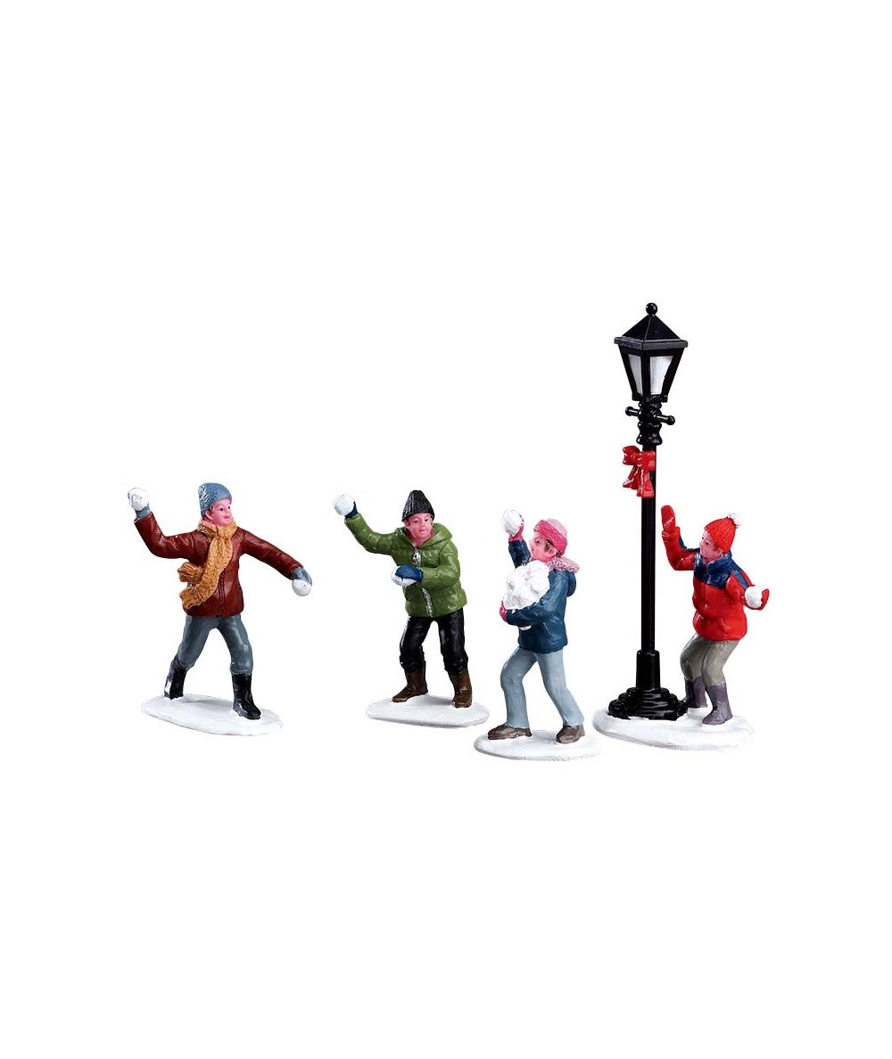 SNOWBALL FIGHT!, SET OF 4 32133-AA