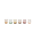 SET 6 TUMBLER TEXTURE AMBRA/ROSA
