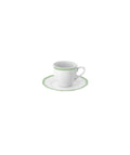 TAZZA CAFFE C/P BORDO VERDE