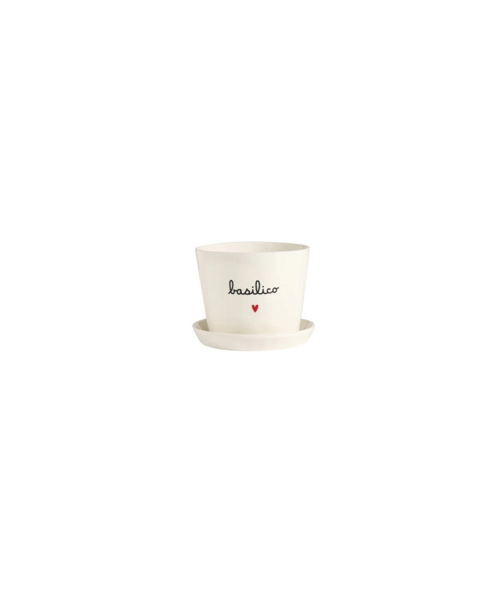 VASO D15X12CM BASILICO CUORE