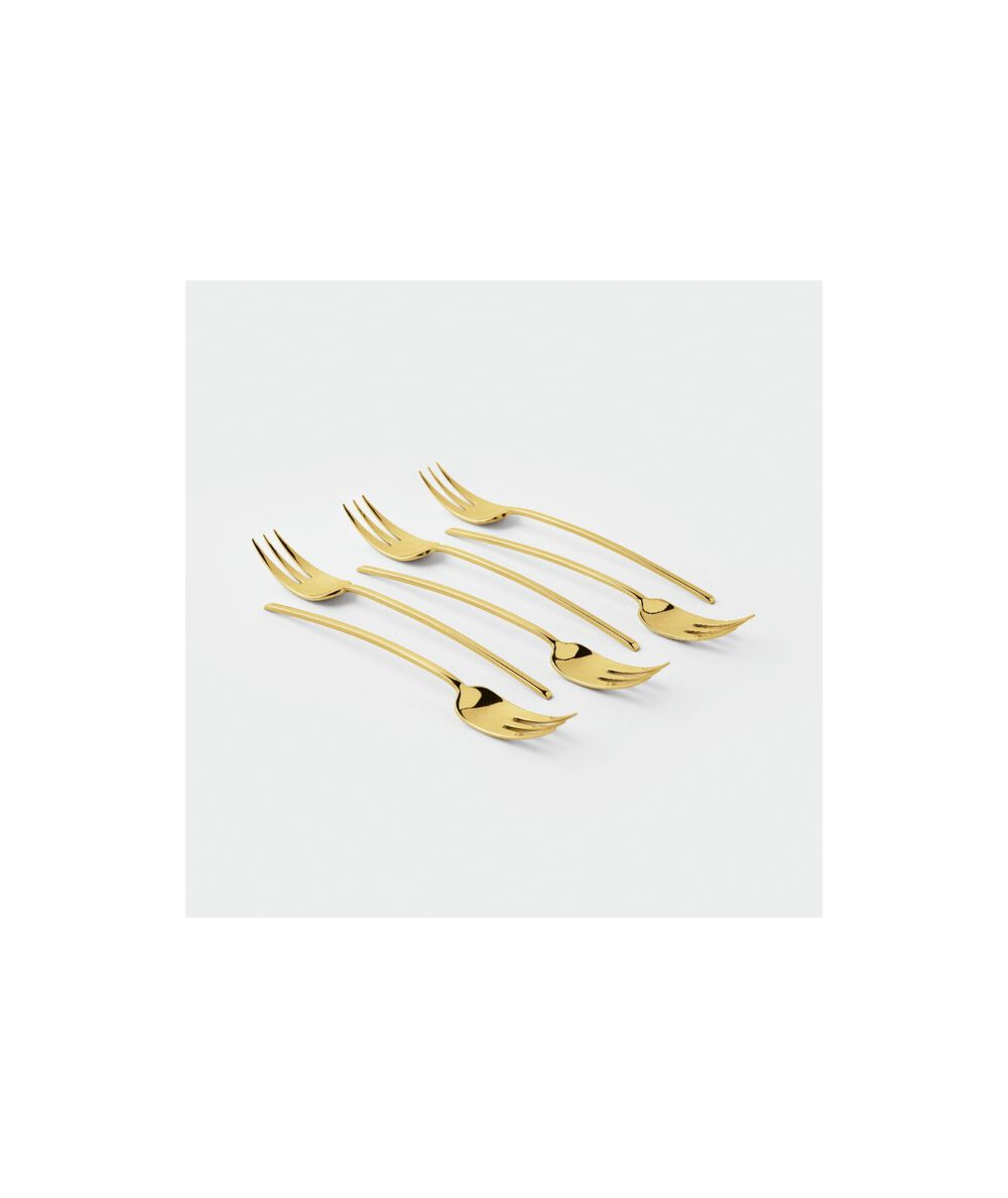 Sambonét SET 6 FORCHETTINE DOLCI GOLD
