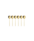 Sambonét SET6 CUCCHIAI GOURMET 100 PVD GOLD