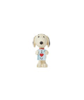 snoopy with sign i love you mini figurine