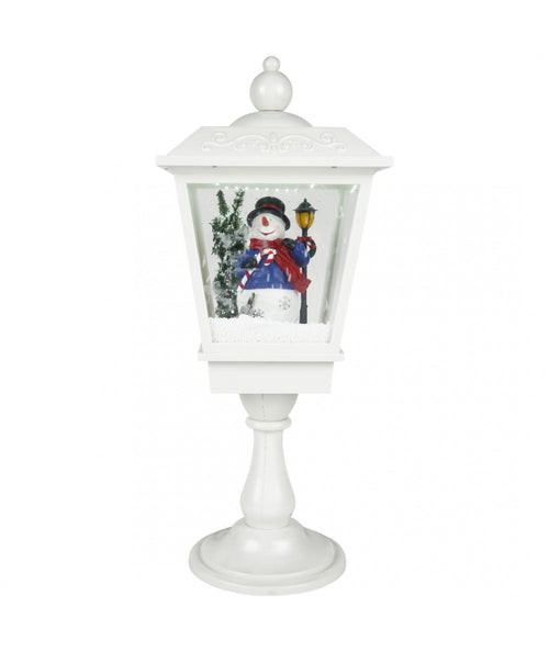 020830-Table lantern snowman snowingWhite-Adaptor-LED-27x27x68