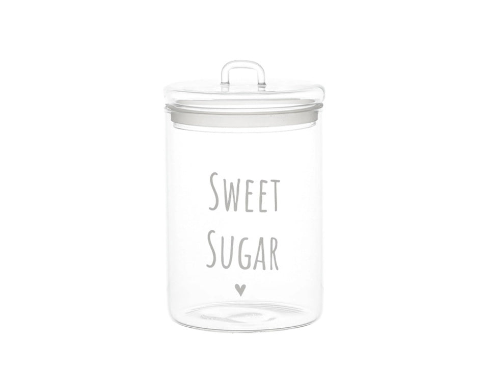 Simple Day Barattolo in vetro borosilicato Sweet Sugar 12 x 20 cm