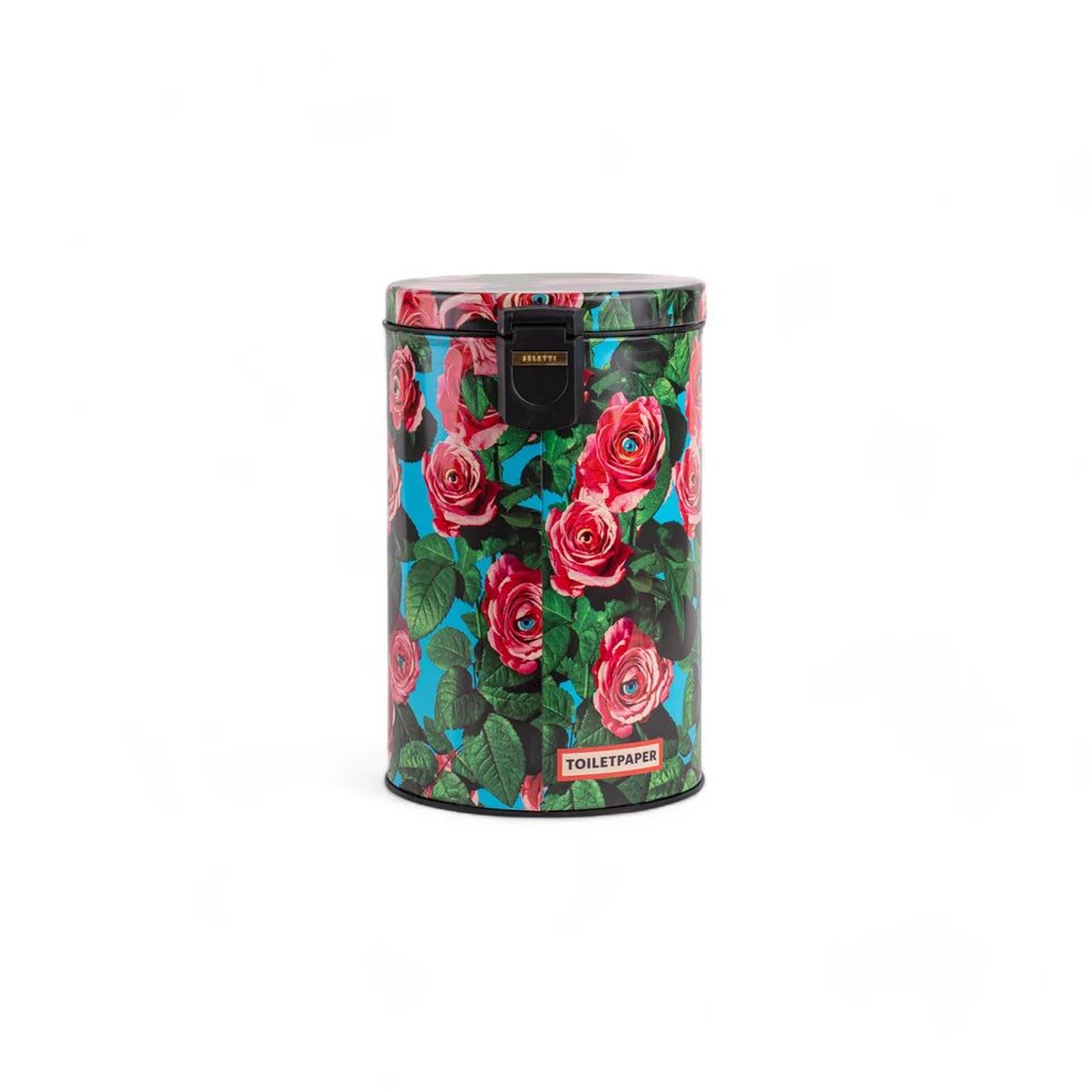 SELETTI PATTUMIERA "TOILETPAPER" 12L - ROSES