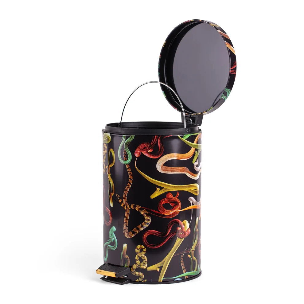 SELETTI PATTUMIERA "TOILETPAPER" 12L - SNAKES